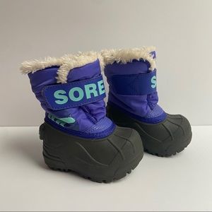 Sorel Snow Commander Faux Fur Lined Boot size 4